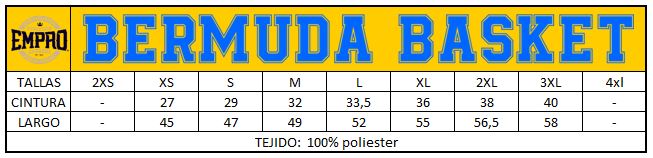 Bermuda Oficial Basket NPC EUROPEAN