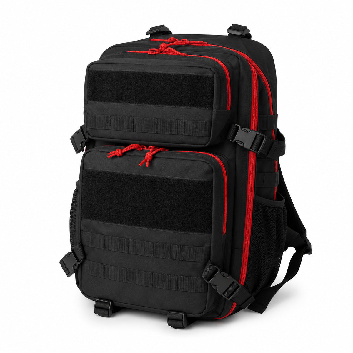 BLACK-RED TACTICAL BACKPACK
