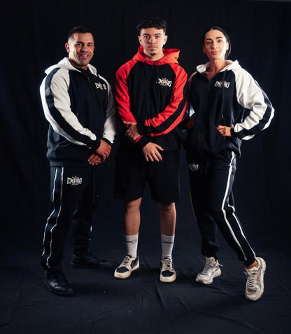Sixnine Empro Classic Series Black-Red Hooded Tracksuit