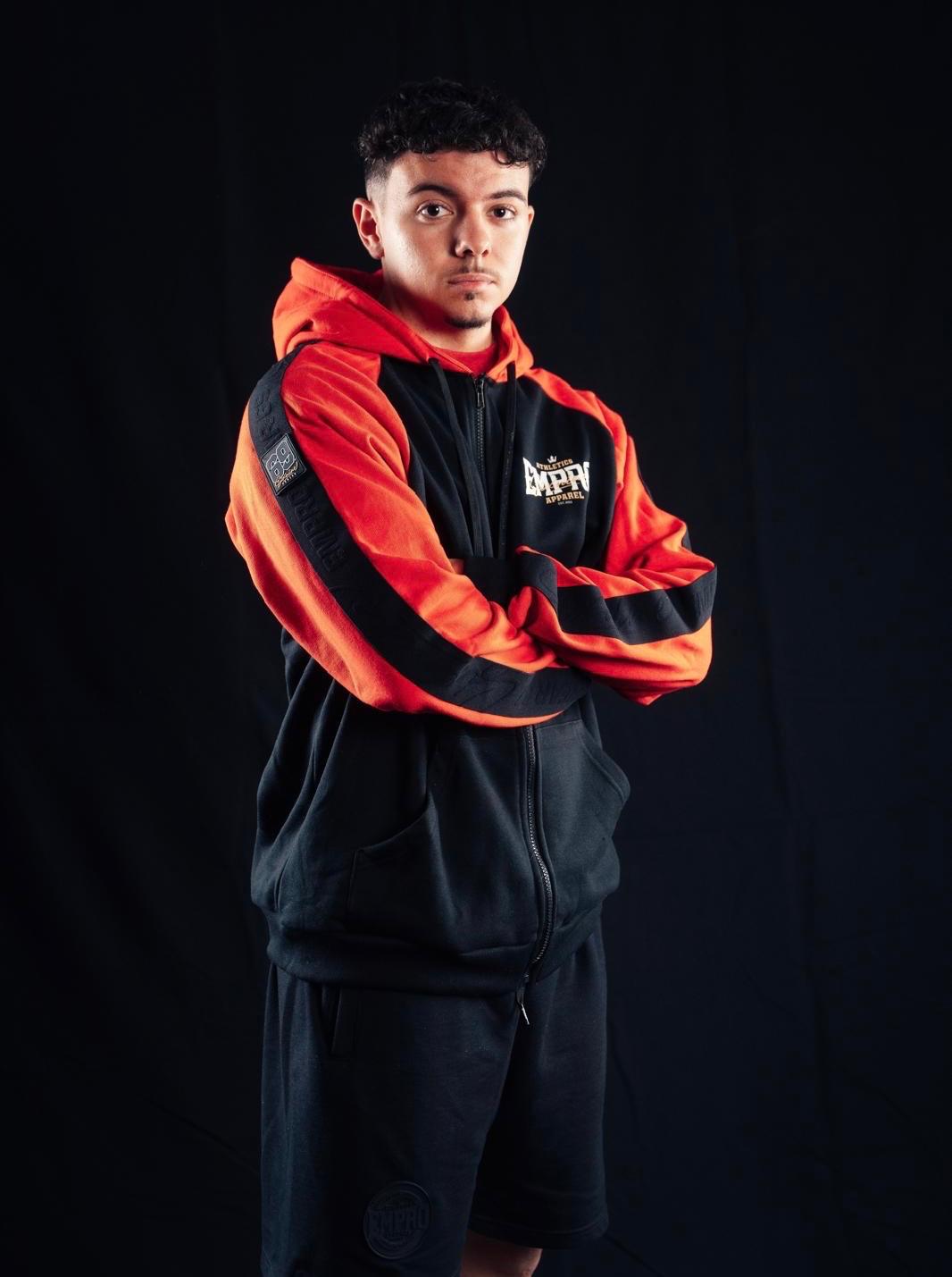 Sixnine Empro Classic Series Black-Red Hooded Tracksuit