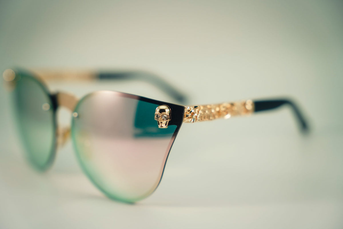 Sixnine Skull Pink Glasses