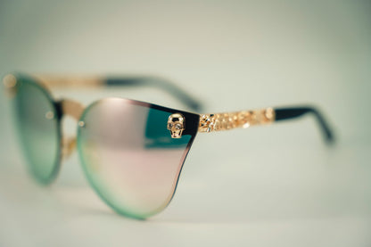 Sixnine Skull Pink Glasses