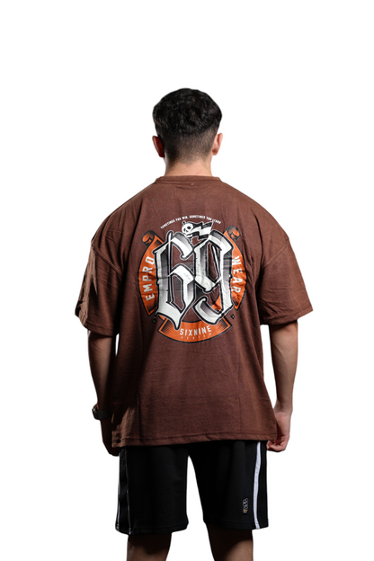 OVERSIZE 69 ACID MARRON