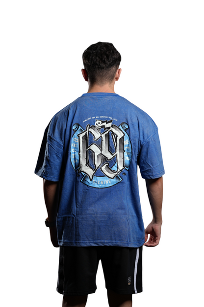 OVERSIZE 69 ACID AZUL