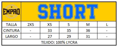 Short Oficial EmproClassic Black Serie Sixnine
