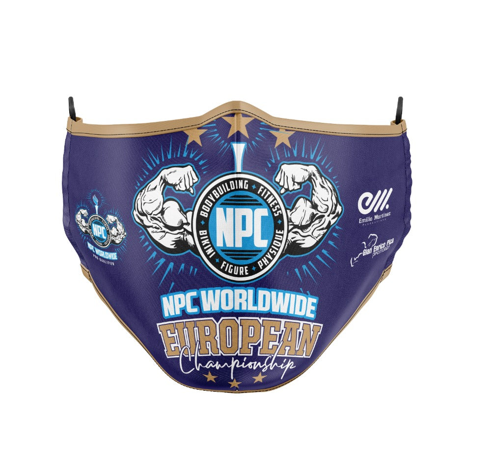 Official face mask NPCWW European Championship 2020
