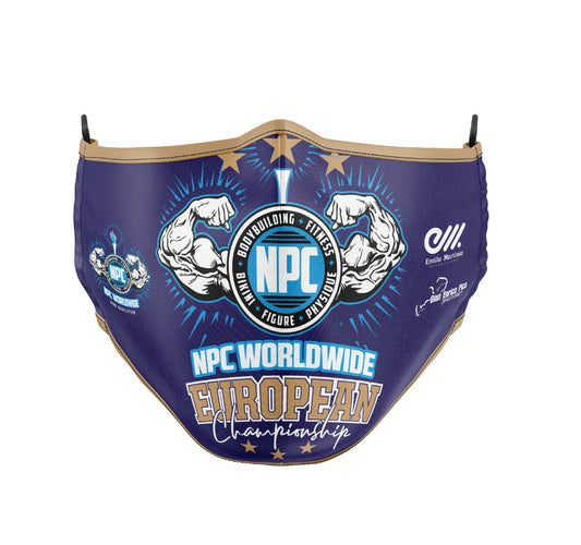 Official face mask NPCWW European Championship 2020
