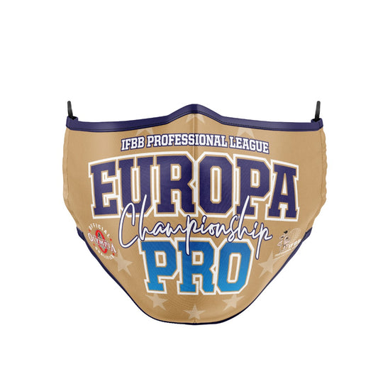Official IFBB European Pro Show 2020 Mask