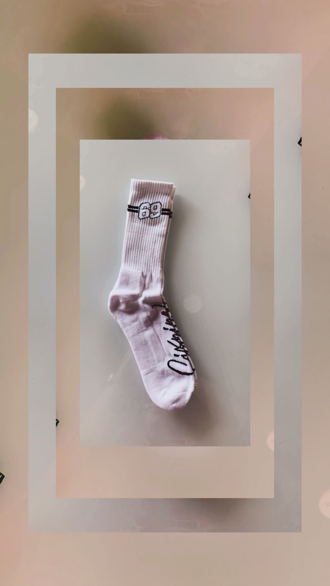 Calcetines 69 Serie Sixnine White