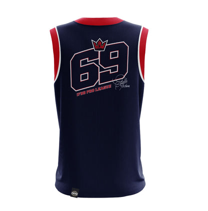 Official EmproClassic Blue Basketball Jersey