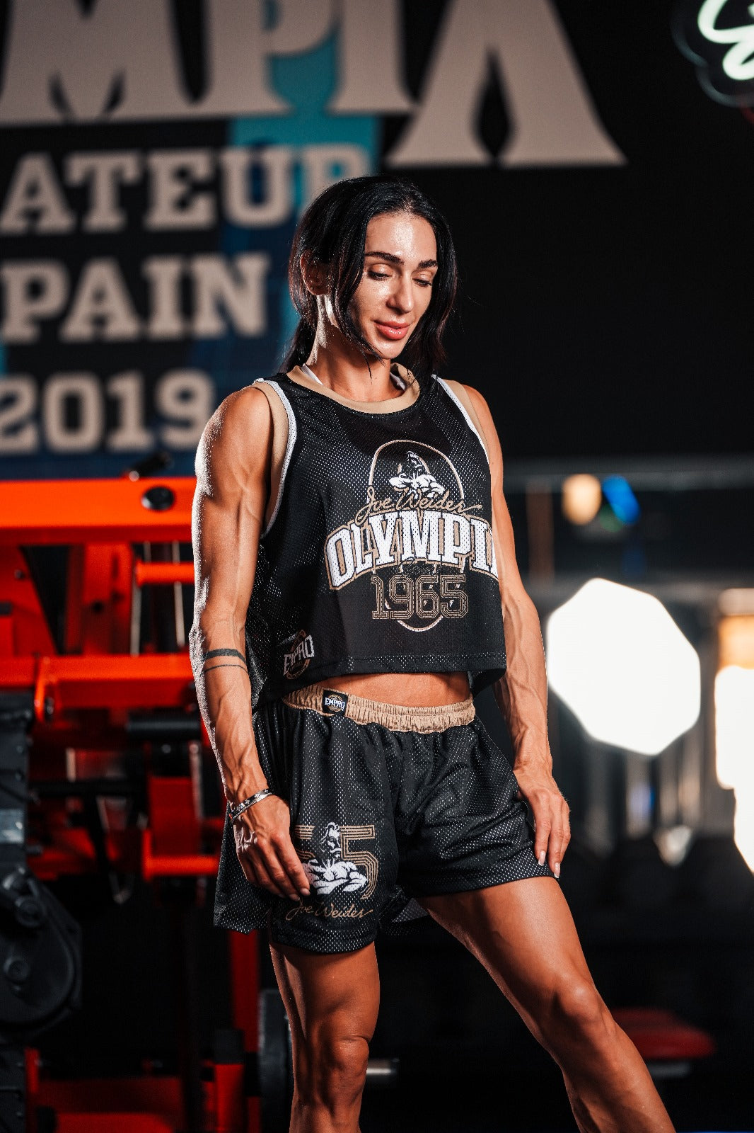 Camiseta Oficial BASKET FIT OLYMPIA 1965 Black