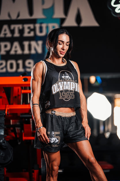 Camiseta Oficial BASKET FIT OLYMPIA 1965 Black