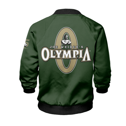 Chaqueta Bomber CROP Oficial O Green (Special Design)