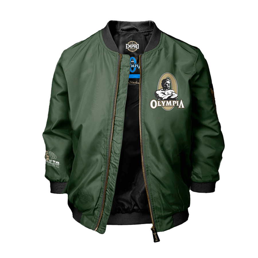 Chaqueta Bomber CROP Oficial O Green (Special Design)