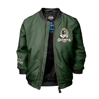 Chaqueta Bomber CROP Oficial O Green (Special Design)