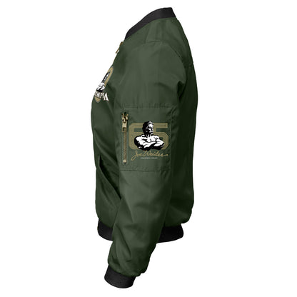 Chaqueta Bomber CROP Oficial O Green (Special Design)