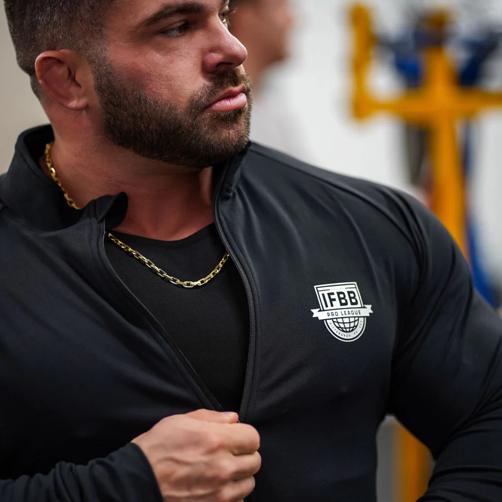 CHAQUETA IFBB PRO GRIS IFBB