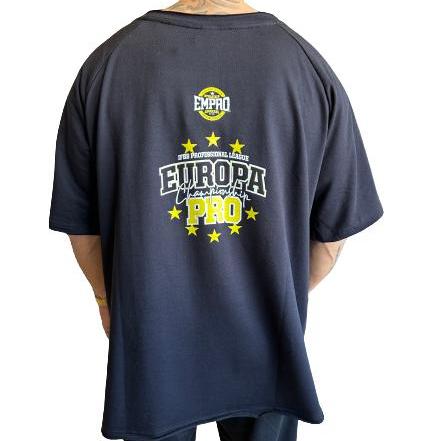 European Black Bodybuilding T-Shirt