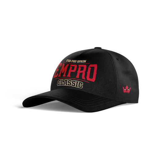Empro Classic Black Embroidered Baseball Cap
