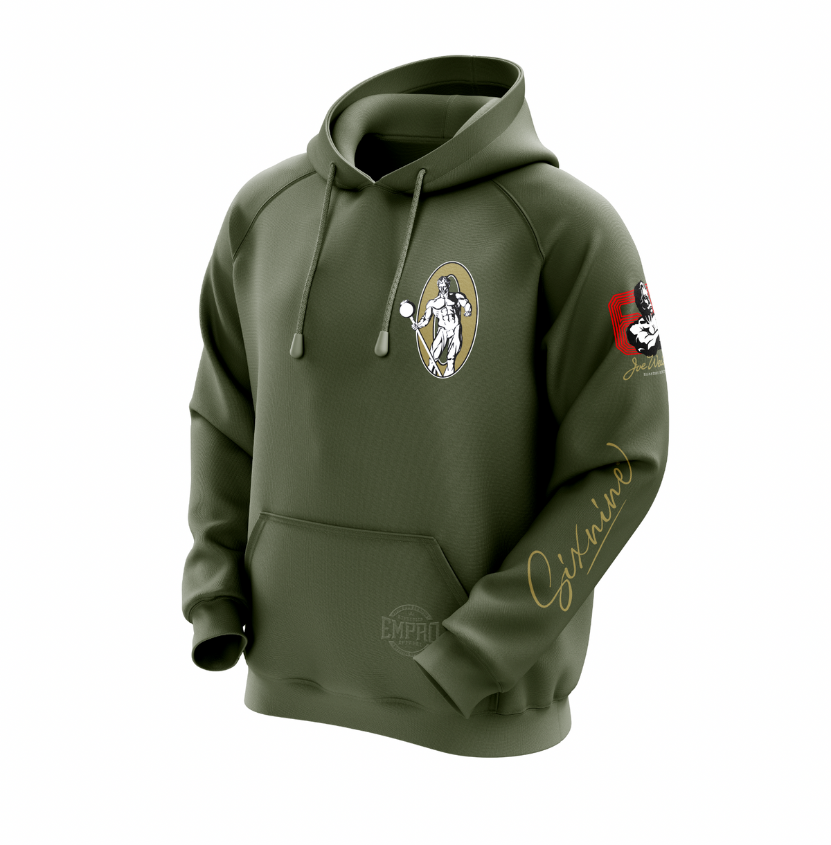 Embroidered Sweatshirt OR 1965 Green Sixnine Series
