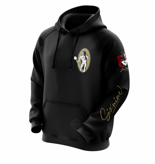 Sudadera bordada O 1965 Black Serie Sixnine