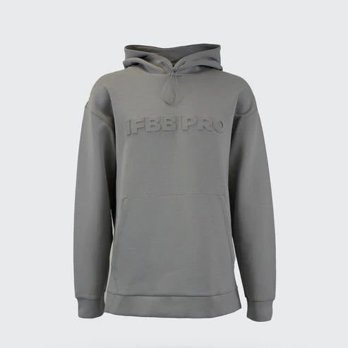 SUDADERA IFBB PRO GRIS IFBB
