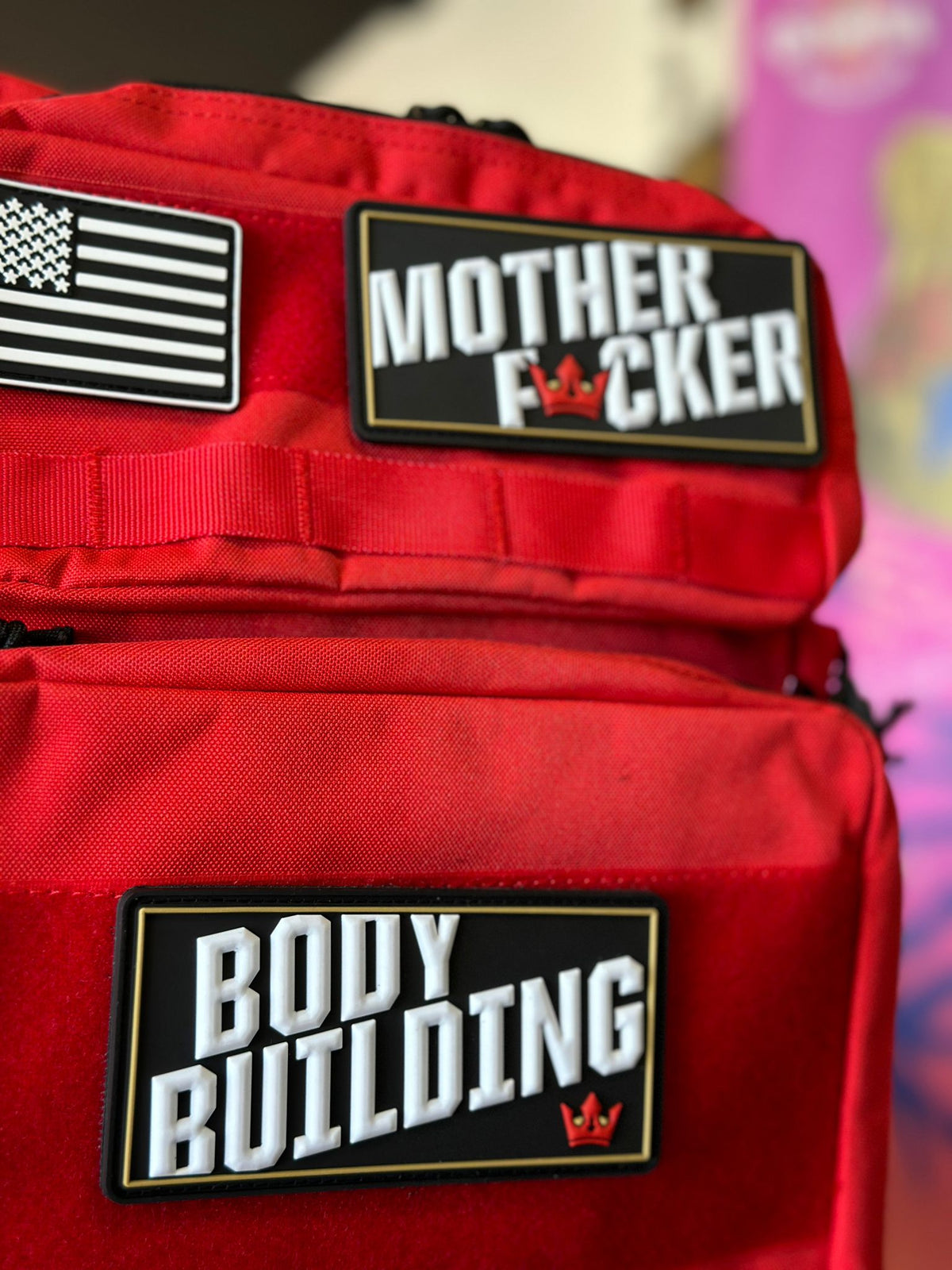 Parches velcro para mochilas
