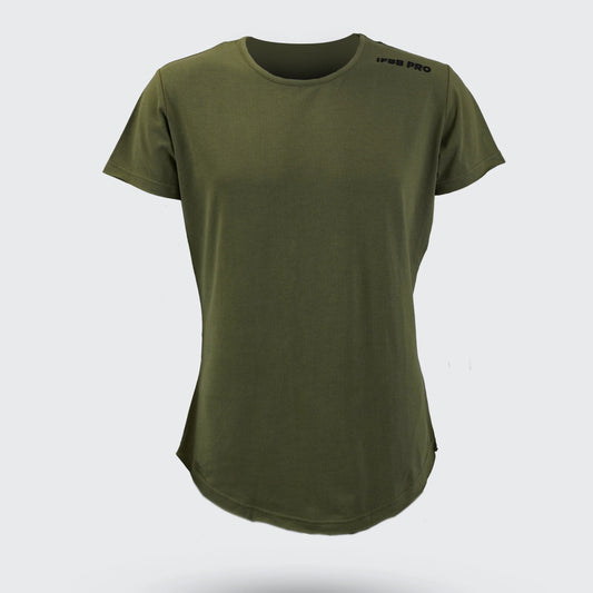 IFBB Men's Fitted Green T-Shirt