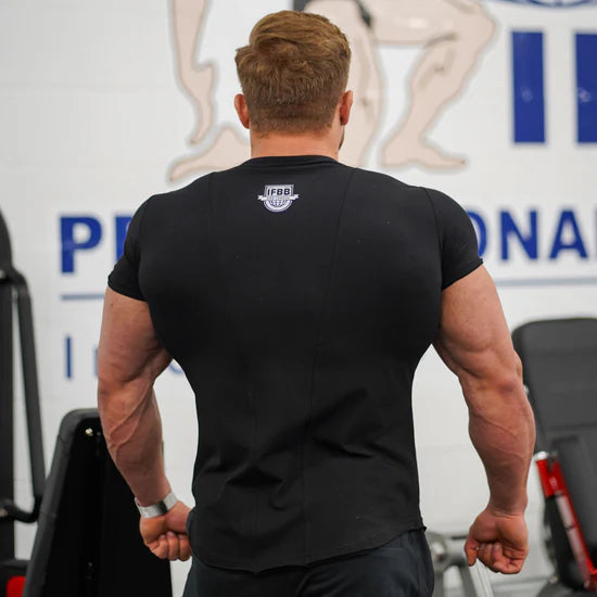 IFBB Men's Fitted Green T-Shirt
