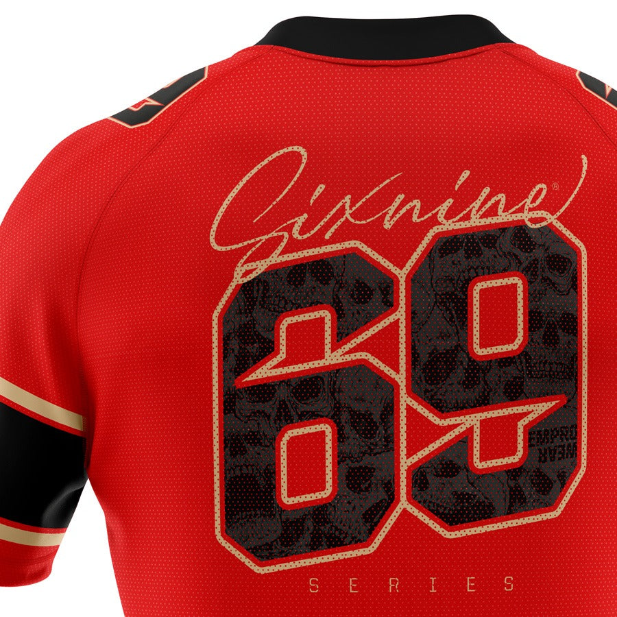 Camiseta Oficial NFL EmproClassic Red Serie Sixnine