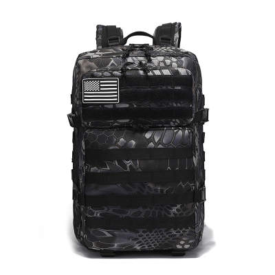 MOCHILA TACTICA NEGRA SERPIENTE EMPRO