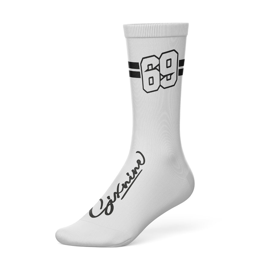 Calcetines 69 Serie Sixnine White
