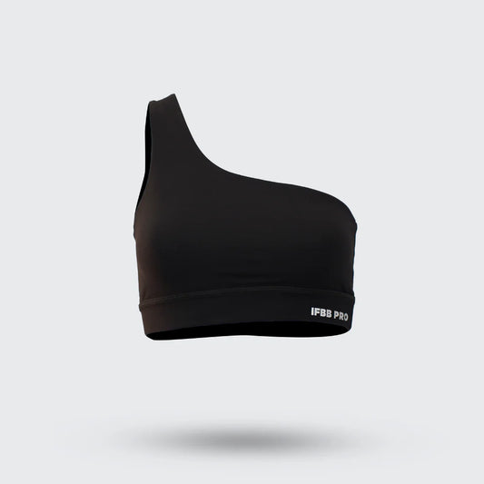 TOP ASIMETRICO NEGRO IFBB
