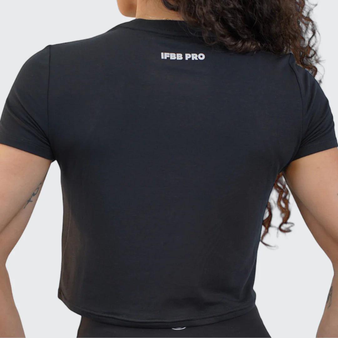 WOMEN'S IFBB PRO T-SHIRT GREY IFBB