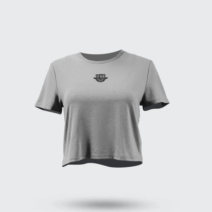 WOMEN'S IFBB PRO T-SHIRT GREY IFBB