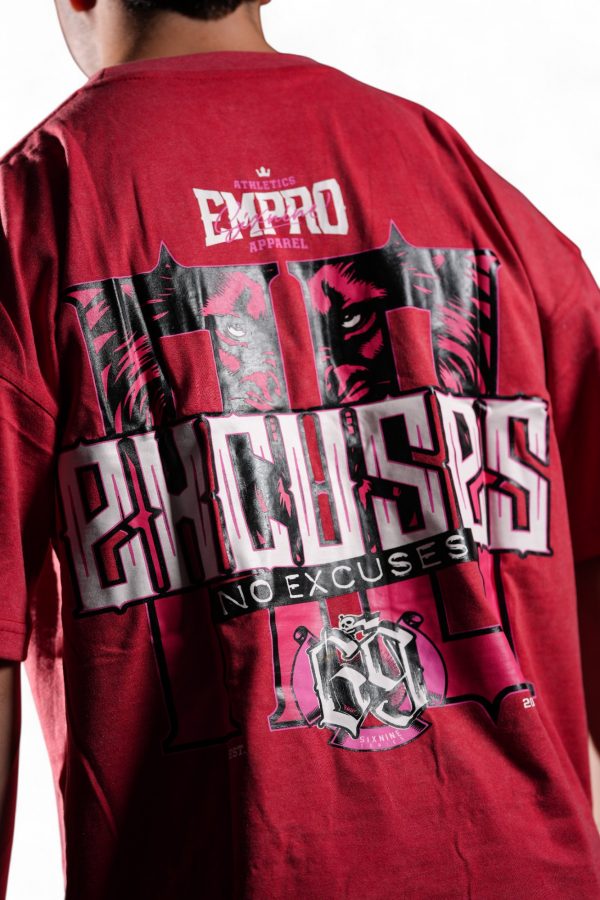 OVERSIZE ACID NO EXCUSE ROJA - Image 4