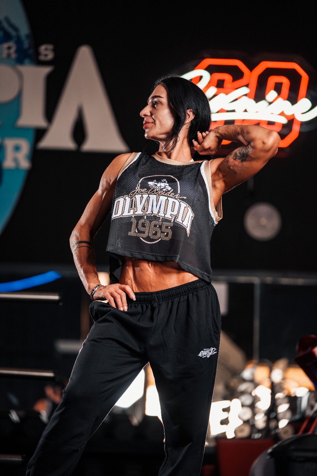 Camiseta Oficial BASKET FIT OLYMPIA 1965 Black - Imagen 3