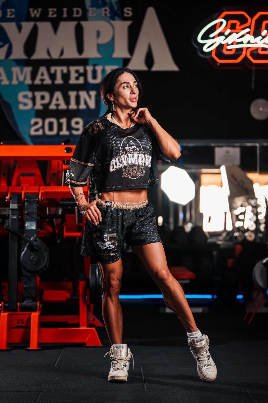 Camiseta Oficial NFL FIT OLYMPIA 1965 Black - Imagen 3