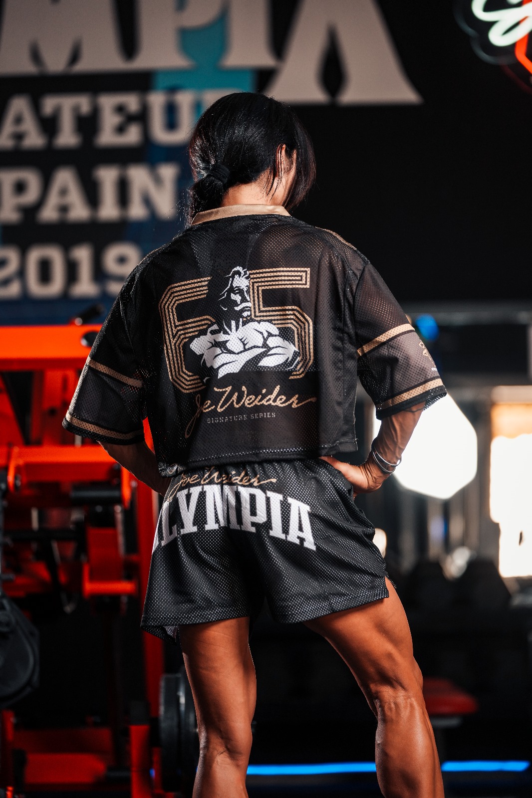 Camiseta Oficial NFL FIT OLYMPIA 1965 Black - Imagen 2